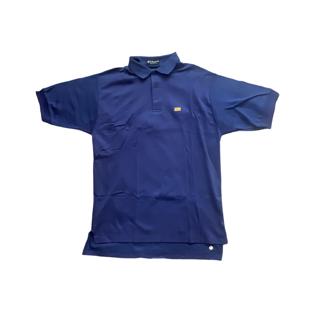 Vintage New original packaging Promo KENT (Feeds) Navy Blue Polo Shirt Large